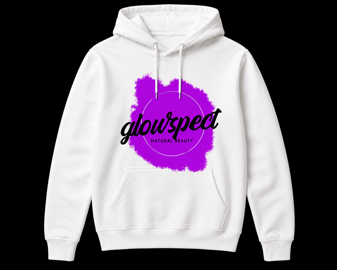 Glowspects™ Signature Logo Hoodie – White