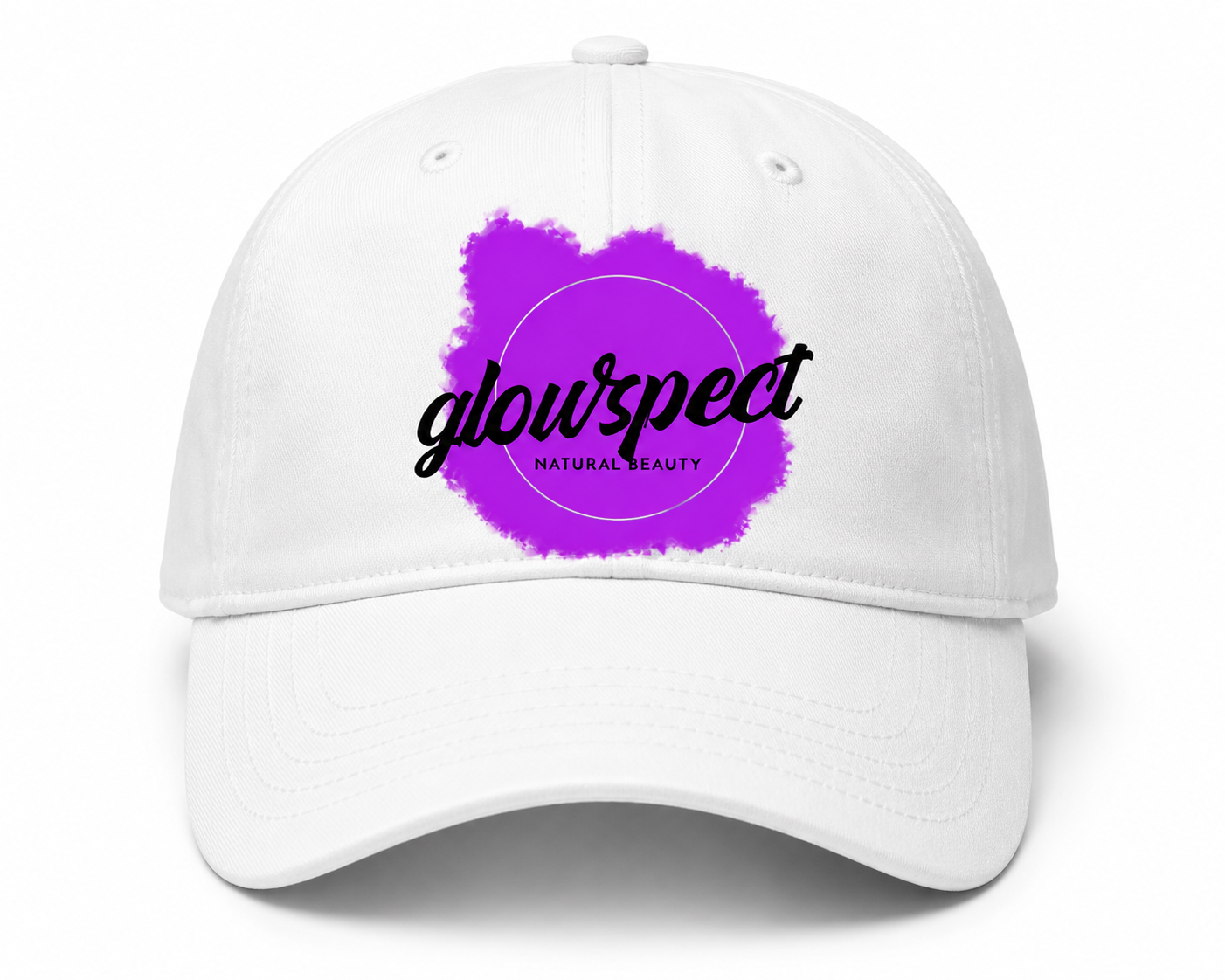 Glowspects™ Signature Logo Cap – White